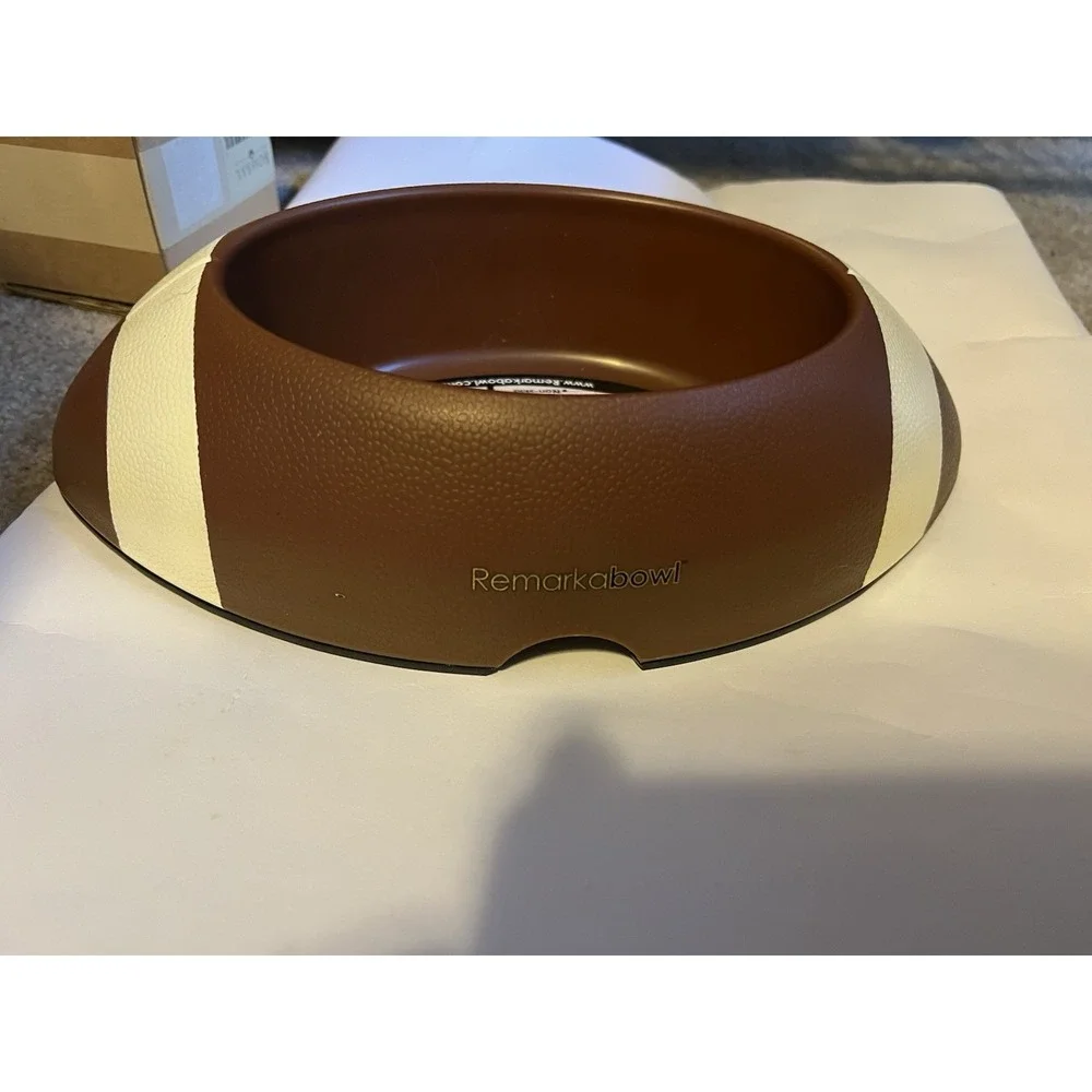 Football Pet/Baby Food or Water Dish BPA Free Dishwasher Safe